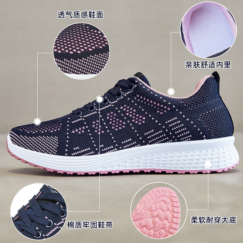 鞋子女2022秋季新款外贸女鞋批发软底休闲鞋shoes潮流运动鞋女