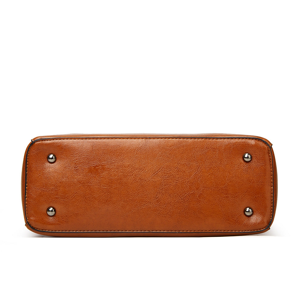 Foreign trade women's bags 2023 new handbags European and American retro trend large-capacity women's bags fashionable shoulder crossbody bags