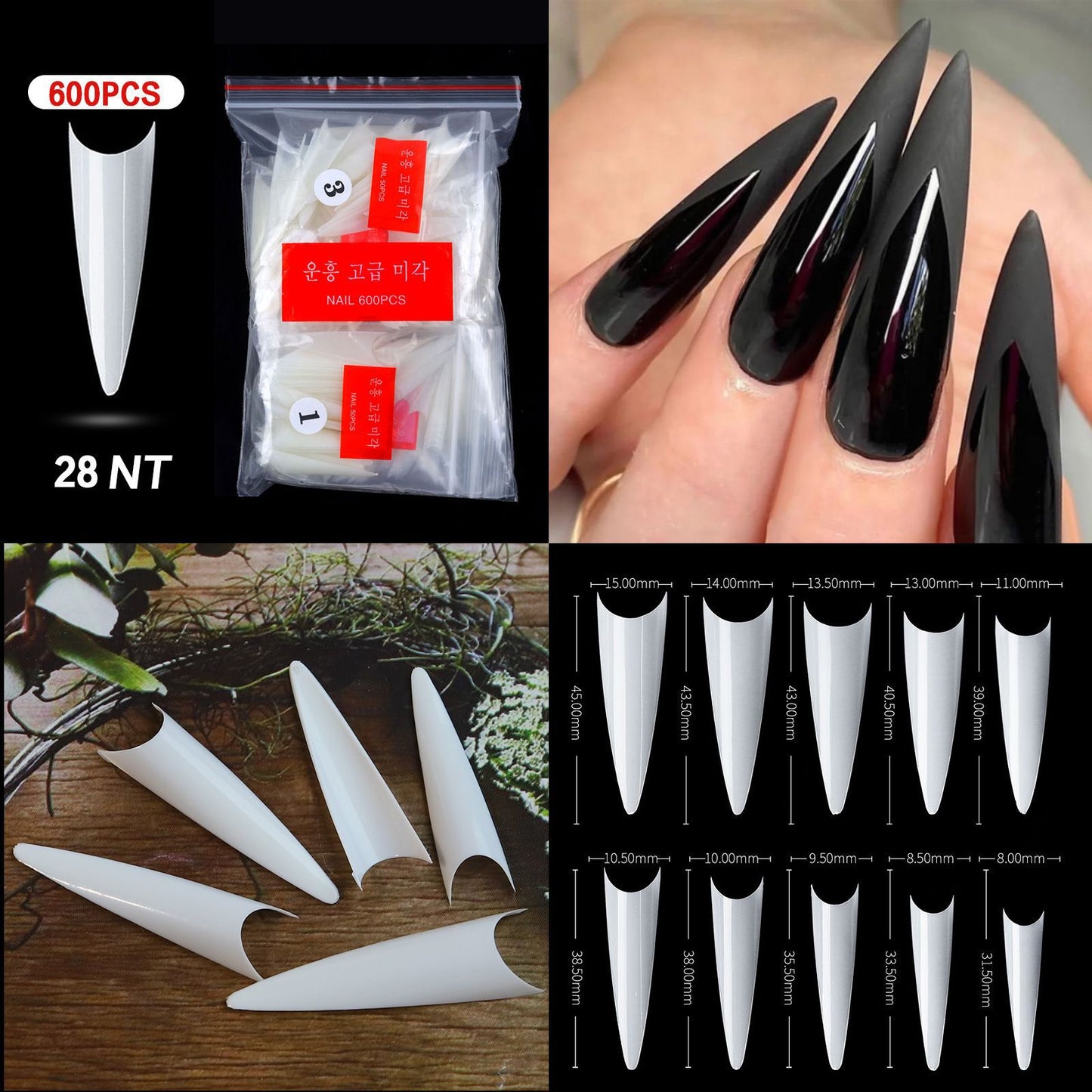 Cross-border nail manicure French style full patch half patch fake nail patch handmade wear manicure factory wholesale