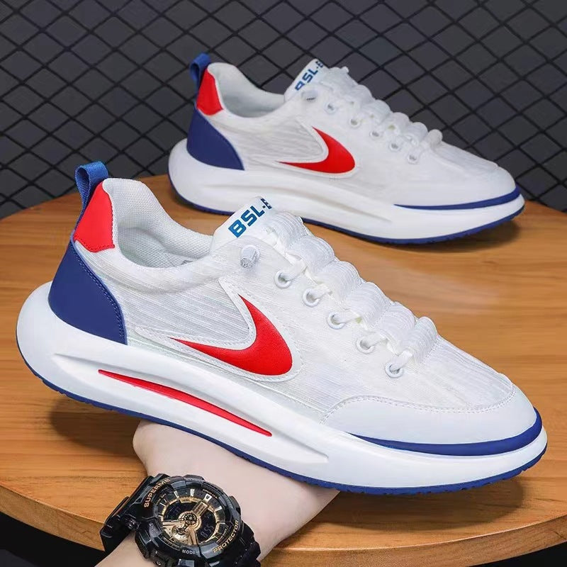 Forrest Gump shoes men's summer 2023 breathable casual all-match men's shoes sports thick-soled thin section youth old shoes board shoes