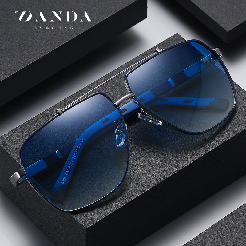 Factory 2022 new sunglasses men's polarized sunglasses 6321 two-color large frame spring sunglasses in stock