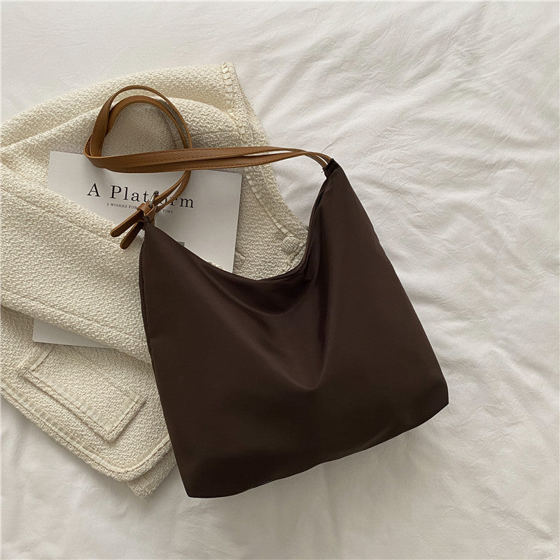 Bags for Women 2021 Autumn and Winter New Korean Style Versatile Women's Shoulder Tote Bag Large Capacity Canvas Handbag