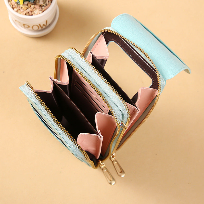 ENDAYCON touch screen mobile phone bag female small messenger cute small bag fashion key bag for mobile phone