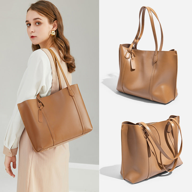 Simple Large Capacity Bag Women's Bag 2020 New Trendy Fashion Popular Shoulder Handbag Internet Celebrity Handheld Tote Bag