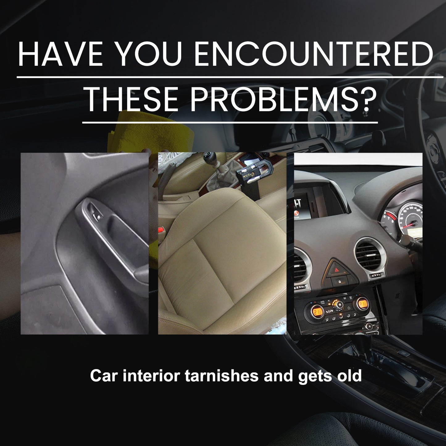 Homonth Car Interior Renovation Spray Seat Interior Dashboard Cleaning, Decontamination, Maintenance and Renovation Care Agent