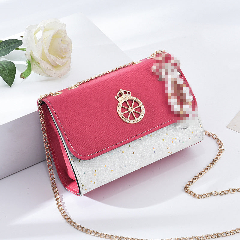 Women's bag wholesale spring and summer new Korean style versatile crossbody bag shoulder fashion chain bag mobile phone bag coin purse