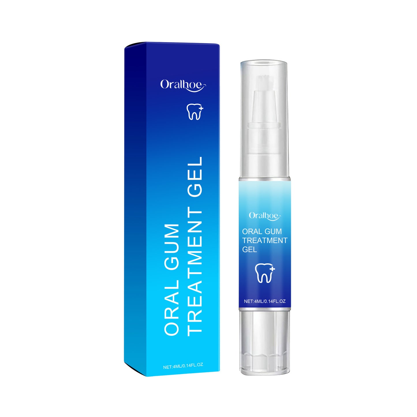 ORALHOE gum repair gel relieves gum swelling and pain, repairs and cleans stained teeth, yellow teeth, fresh breath care