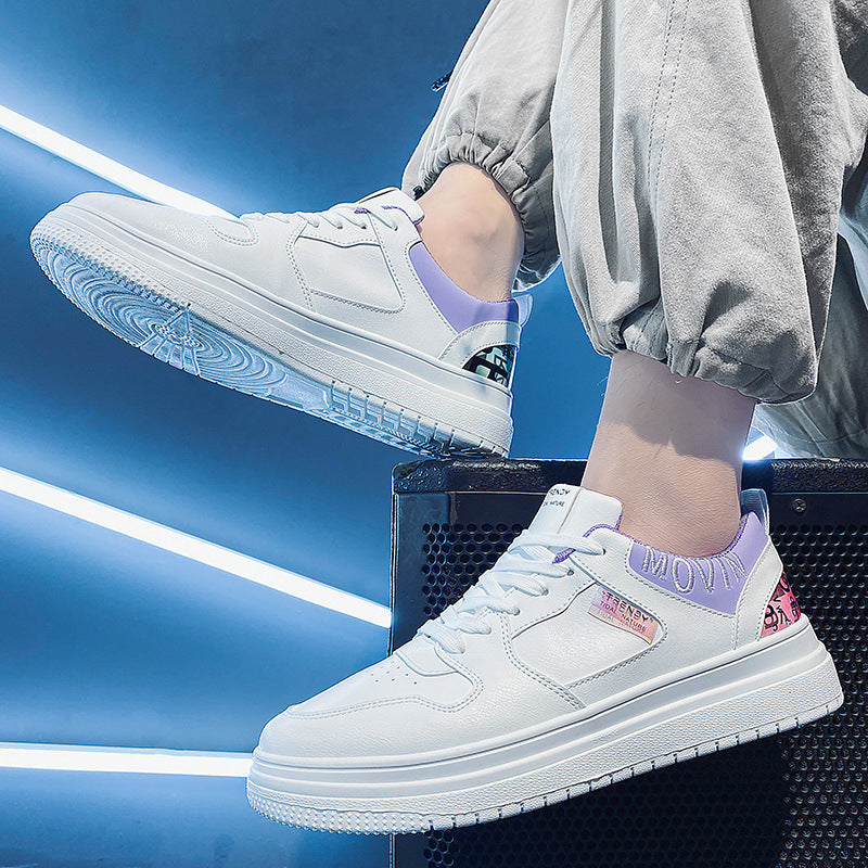 Shoes men's 2023 new trendy men's handsome all-match casual sports shoes men's non-slip breathable small white board shoes men
