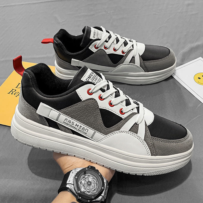 2023 new spring student shoes men's trendy breathable all-match tide shoes casual sneakers men's sports white shoes