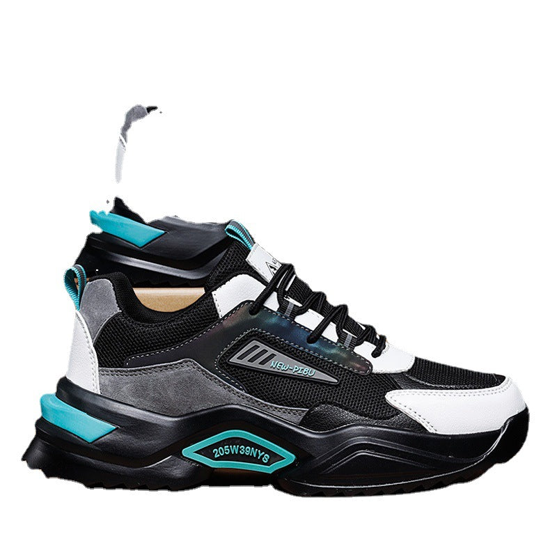 Spring men's shoes new sports and leisure shoes men's breathable Korean version trendy all-match mesh shoes male students trendy shoes