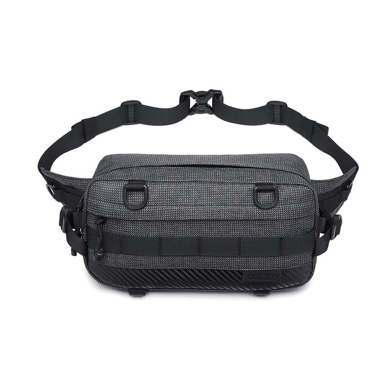 ozuko men's waist bag sports tactical tactical boys' crossbody bag outdoor trendy brand men's bag 2023 new style