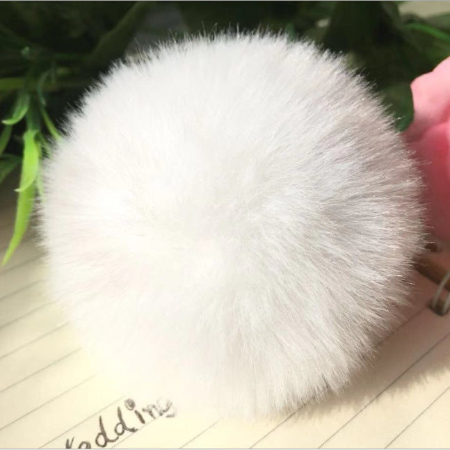 Cartoon plush toy bag pendant wholesale cute blush bear small pendant backpack keychain street stall supply