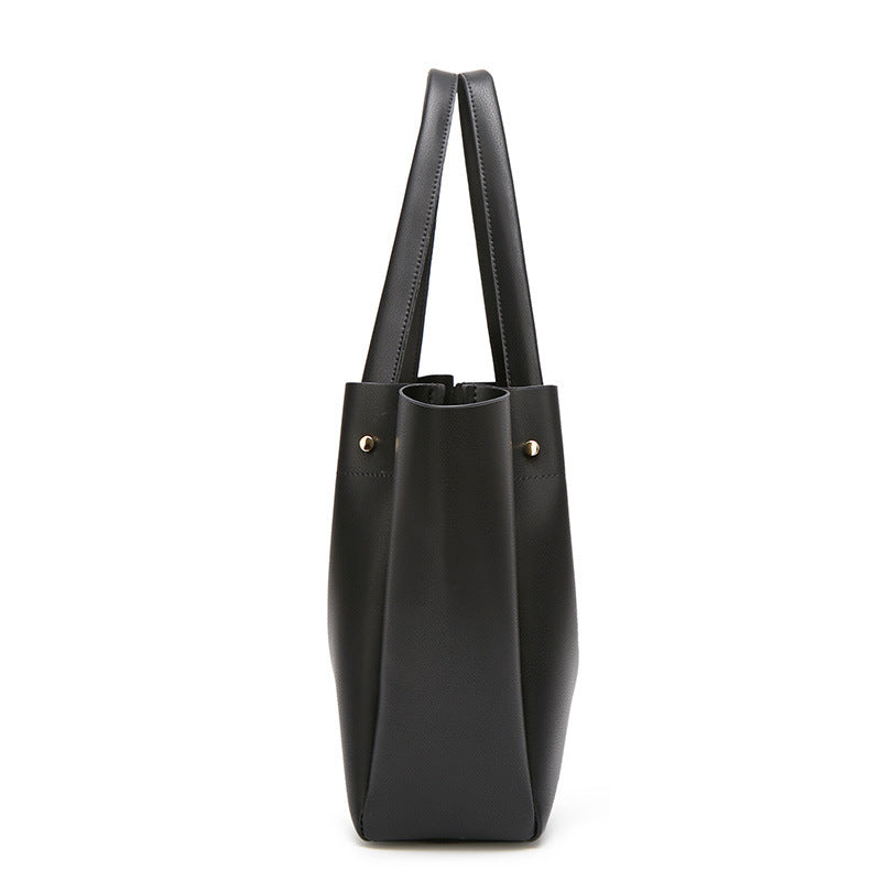 Women's bag new style 2023 European and American fashion simple shoulder bag large capacity women's handbag tote bag one piece drop shipping