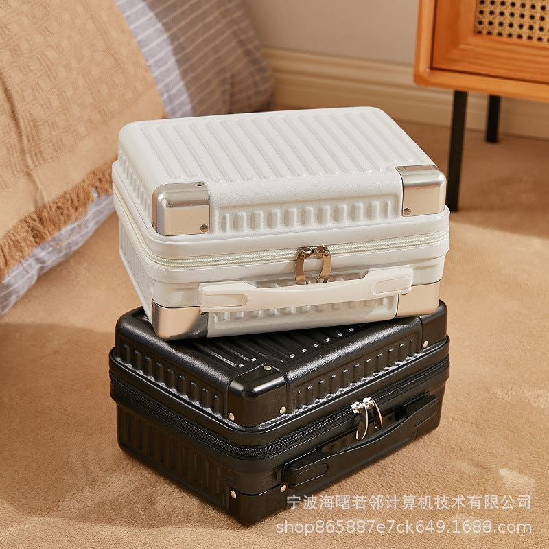 14-inch mini Korean style suitcase, cute cosmetic case, small suitcase, women's small, lightweight, small storage bag