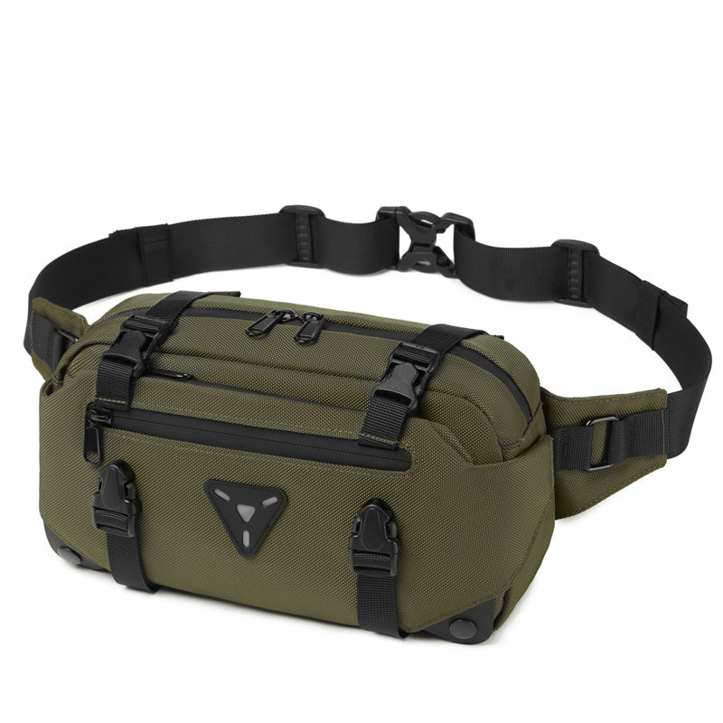 Ozuko sports riding motorcycle waist bag wholesale camouflage men's crossbody bag cross-border waterproof men's chest bag