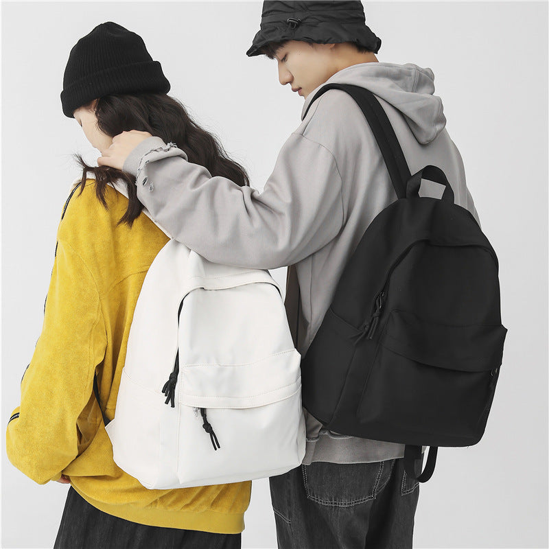 New style student backpack female Korean fashion college style school bag casual large capacity couple backpack one piece drop shipping