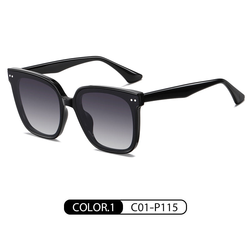 Live broadcast of the same gm sunglasses male polarized sunglasses TR7507 propionic acid pin leg big frame sunscreen sunglasses female