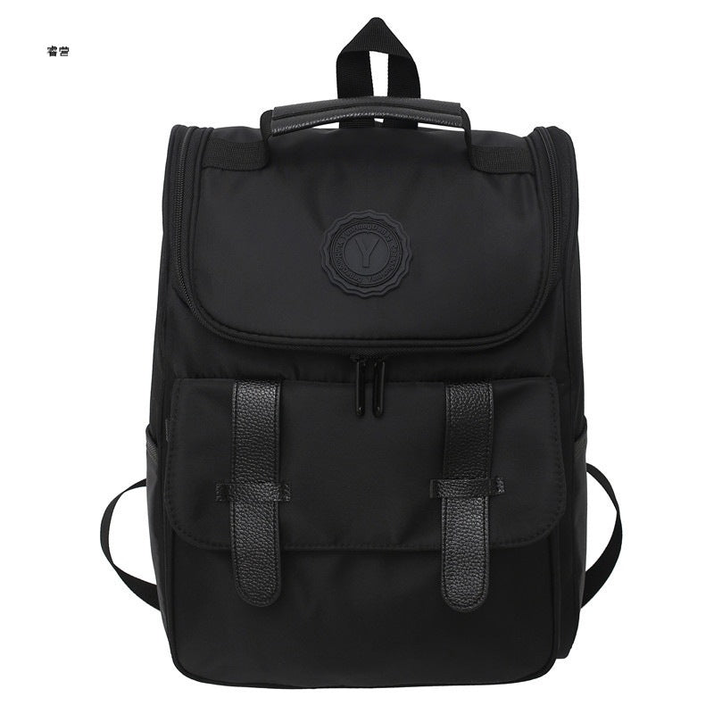 Wholesale school bags for high school students large capacity Korean style simple backpack men's new Ruiying Harajuku high school women's backpack