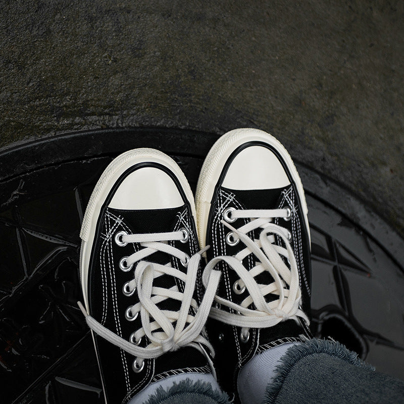 Small white shoes women's 2022 new casual all-match classic canvas shoes Korean version of ulzzang sneakers A17