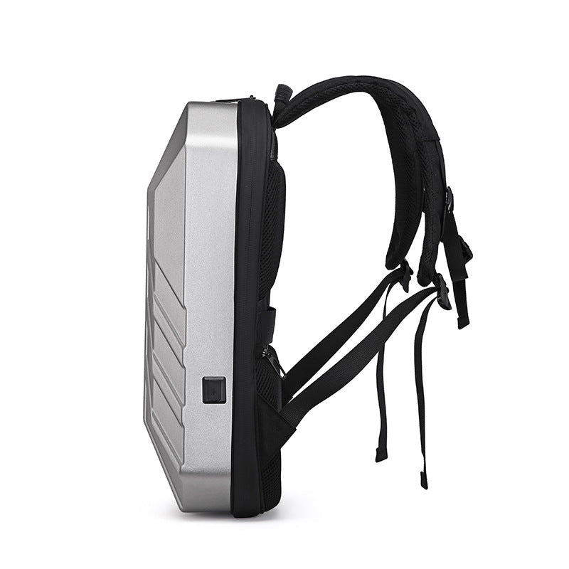 ozuko new business backpack men's PC hard shell computer bag smart trendy cool LED men's backpack backpack