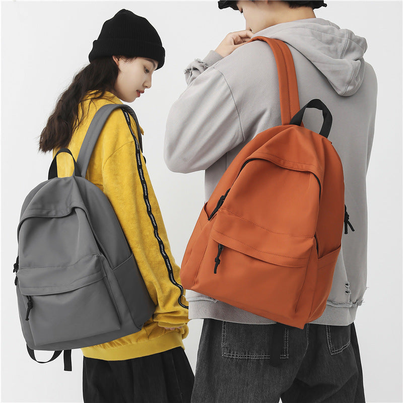 New style student backpack female Korean fashion college style school bag casual large capacity couple backpack one piece drop shipping