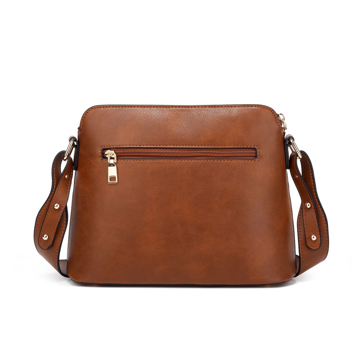 Amazon's best-selling bags 2023 new women's bag European and American retro double-tassel shell bag zipper cross-body shoulder bag