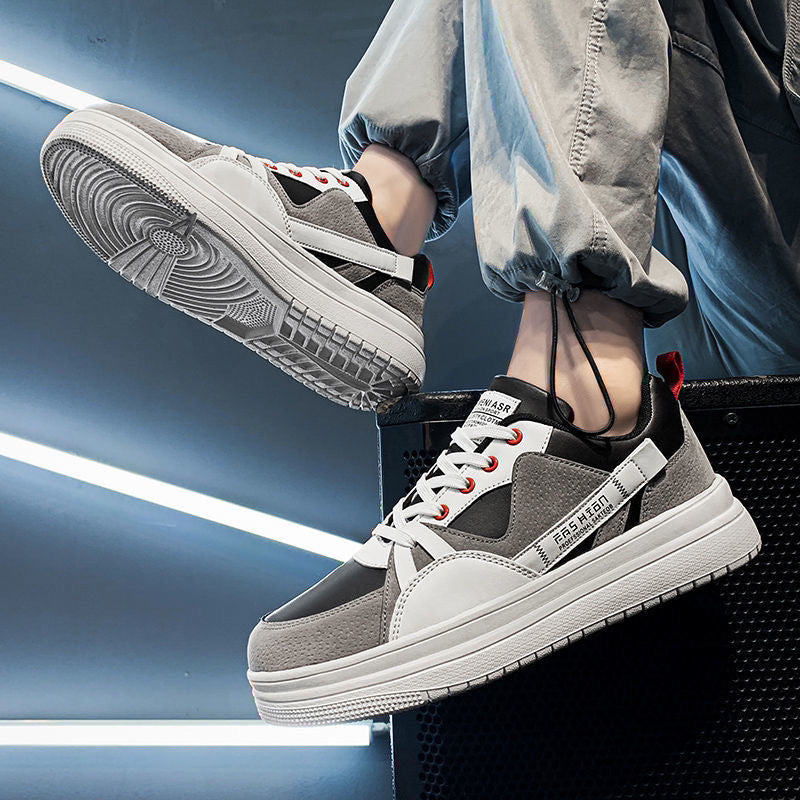 2023 new spring student shoes men's trendy breathable all-match tide shoes casual sneakers men's sports white shoes