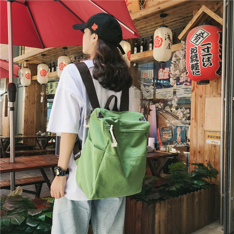 书包女ins风多用潮酷双肩包 男士时尚潮流韩版原宿潮牌大容量背包