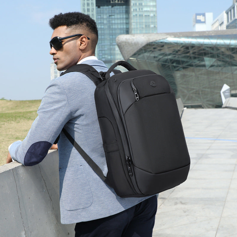 ozuko business backpack men's fashionable travel backpack college student waterproof backpack computer bag