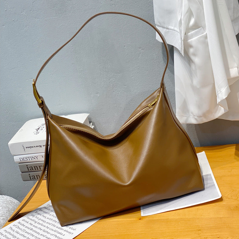 Bucket bag 2023 new cross-border women's bag large capacity handbag European and American trend fashion shoulder bag one piece drop shipping
