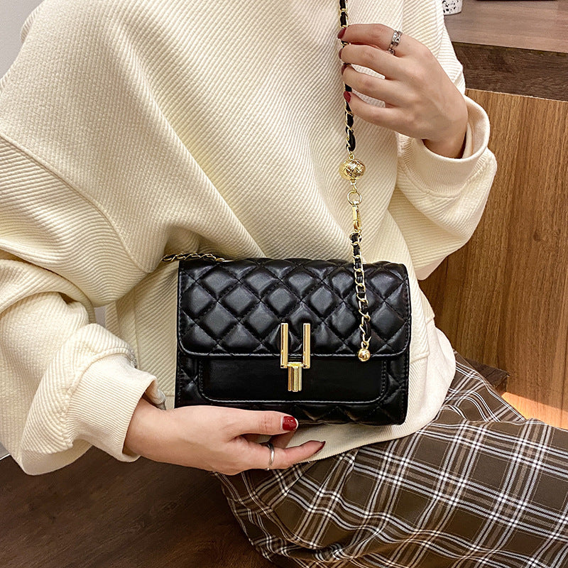 Bags for Women 2021 Autumn New Fashion Trendy Women's Bags Diamond Chain Bags Crossbody Bags Fashionable and Versatile Shoulder Bags