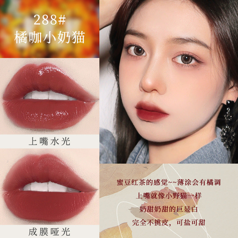 Makeup NOVO light feather soft mist lip glaze ins velvet soft mist whitening and moisturizing student party affordable lipstick 5465