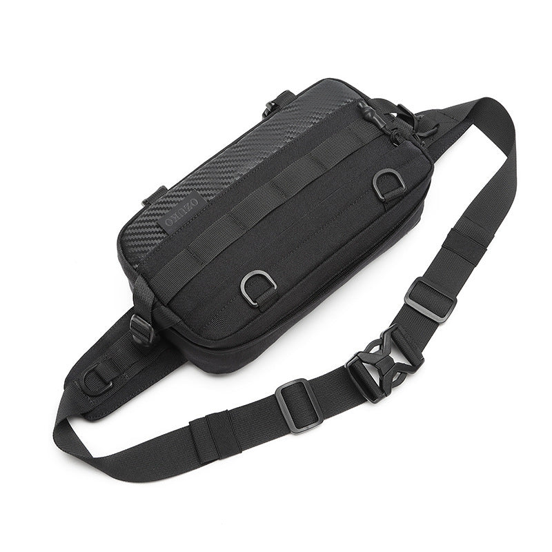 ozuko men's waist bag sports tactical tactical boys' crossbody bag outdoor trendy brand men's bag 2023 new style