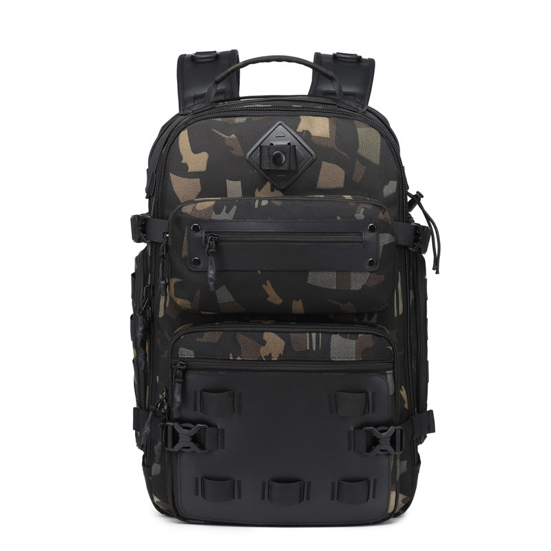 Ozuko new backpack men's outdoor sports backpack shoulder waterproof tactical men's backpack backpack