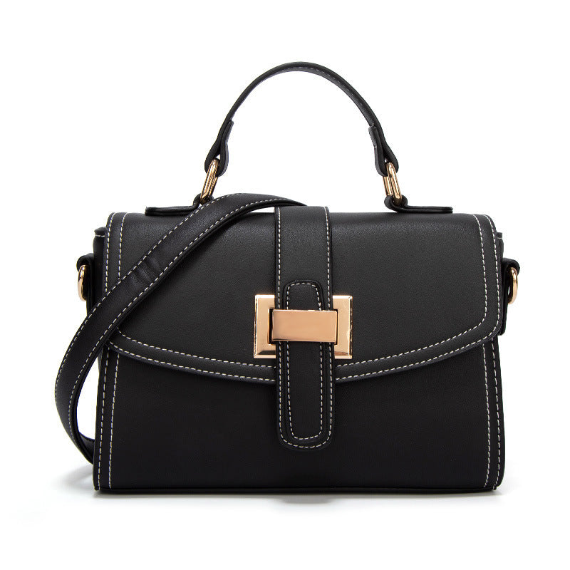 One piece drop shipping European and American women's small square bag 22 new Korean style fashion shoulder handbag simple crossbody bag women's bag