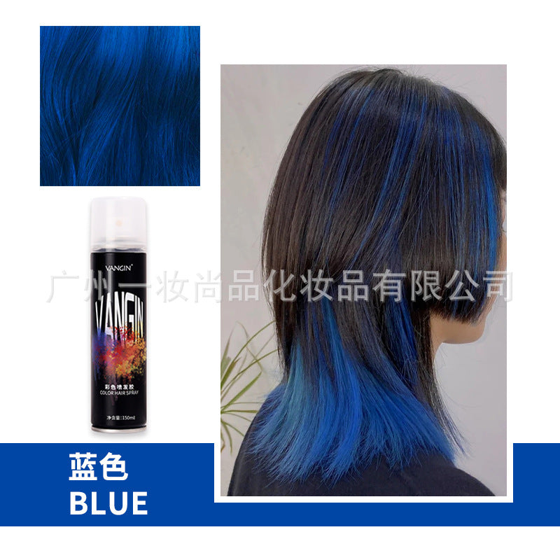 Factory direct sales disposable hair dye spray dye cream spray hair spray artifact pen black washable