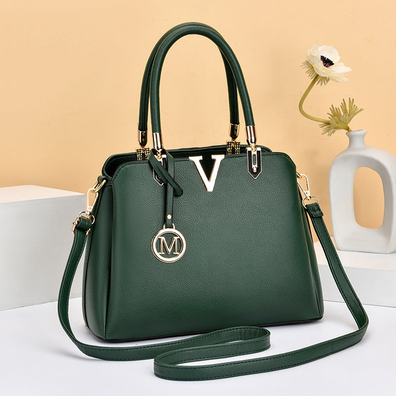 Bags, women's bags, one-piece drop shipping, winter large-capacity mother's handbag, temperament shoulder bag, crossbody bag, trendy and versatile