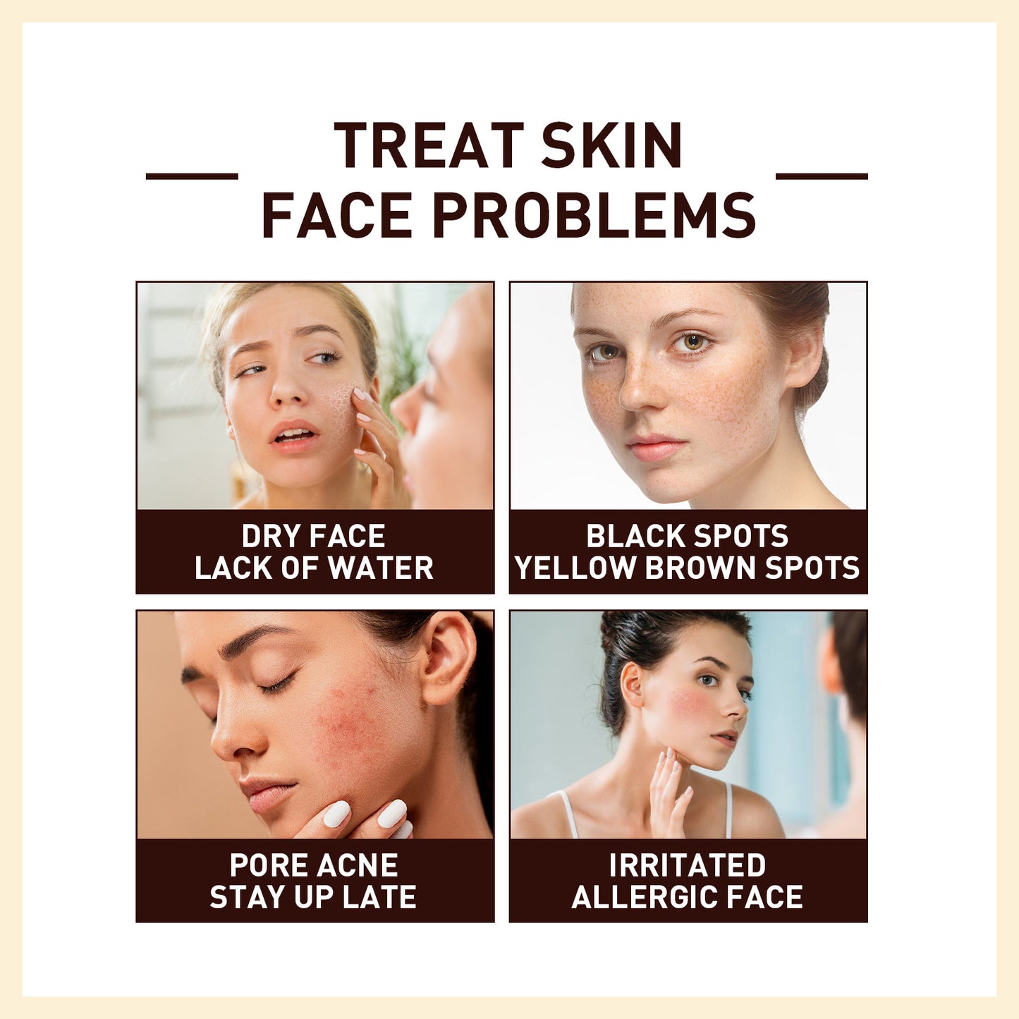 OUHOE Rice Anti-Wrinkle Essence Firming Facial Skin Anti-Aging Repair Fading Spots and Wrinkles Skin Care Solution