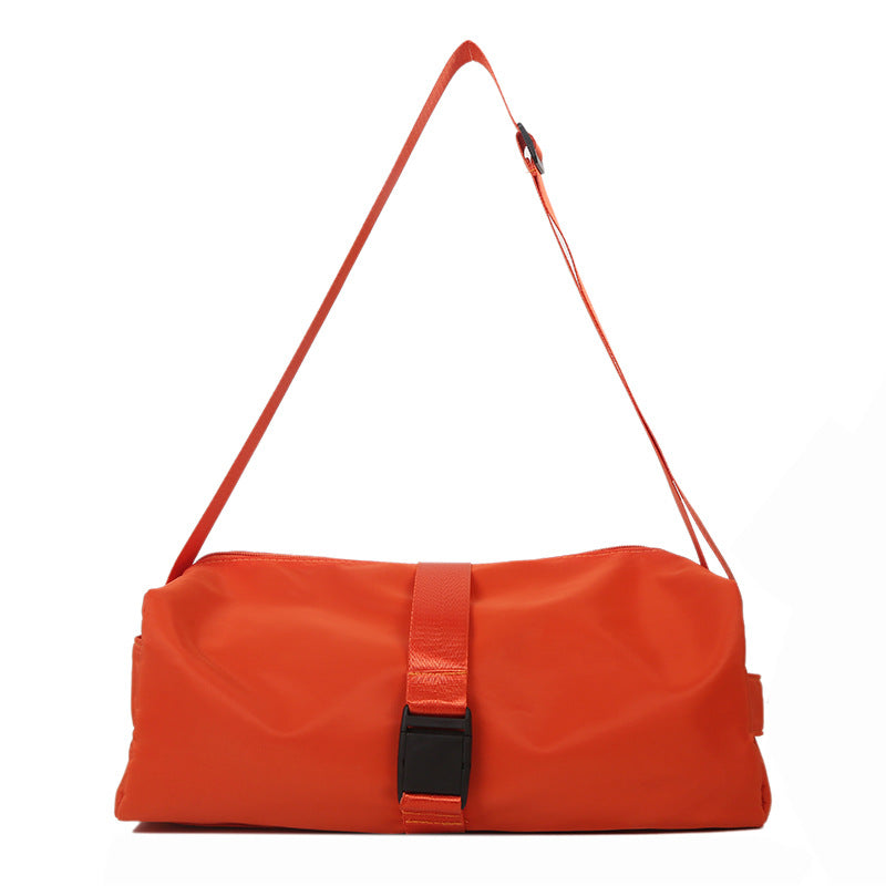 Oxford cloth Japanese trendy brand crossbody bag women's shoulder bag Korean version solid color shoulder bag casual back versatile commuter bag