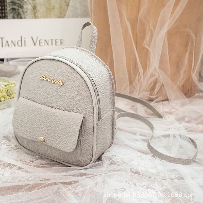ladies bags 2021厂家直销批发backpack时尚简约韩版百搭双肩包包