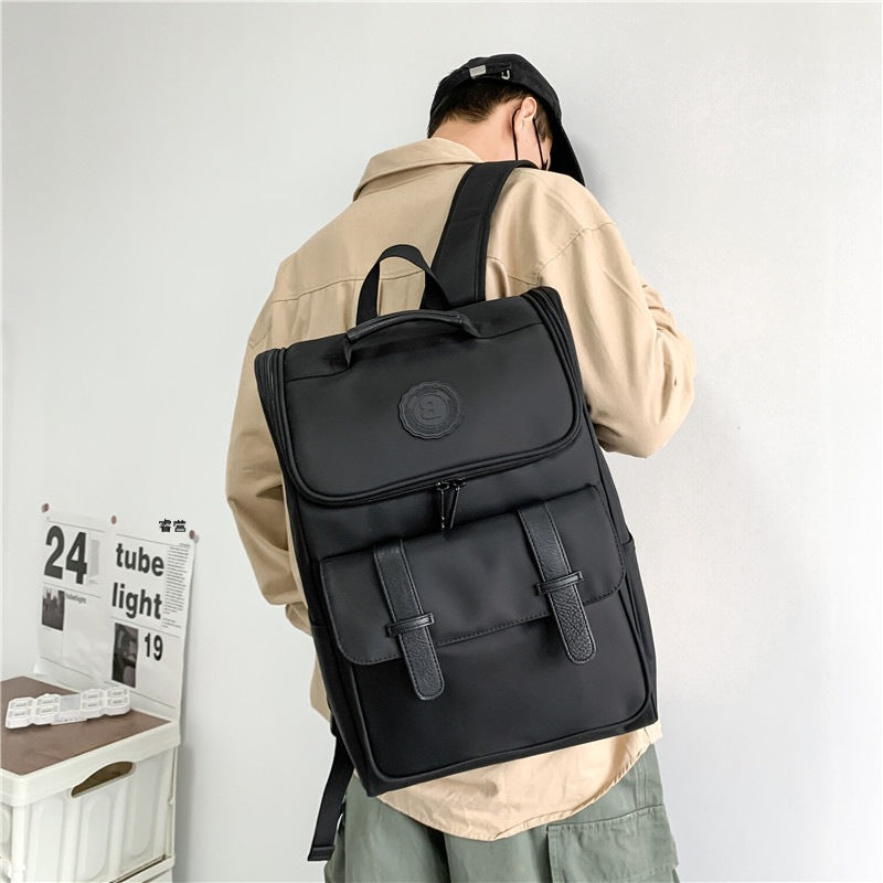 School bag Ruiying middle school trendy brand backpack men's fashion trend junior high school student high school casual large-capacity travel backpack