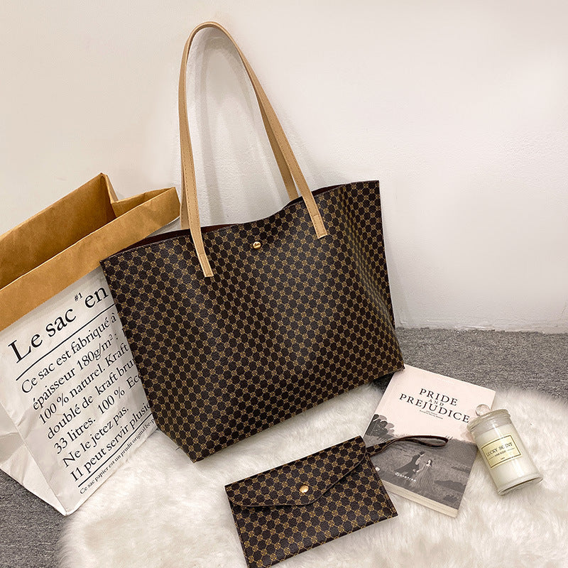 花料单肩购物袋2022ladies handbags外贸女包批发时尚托特包包女
