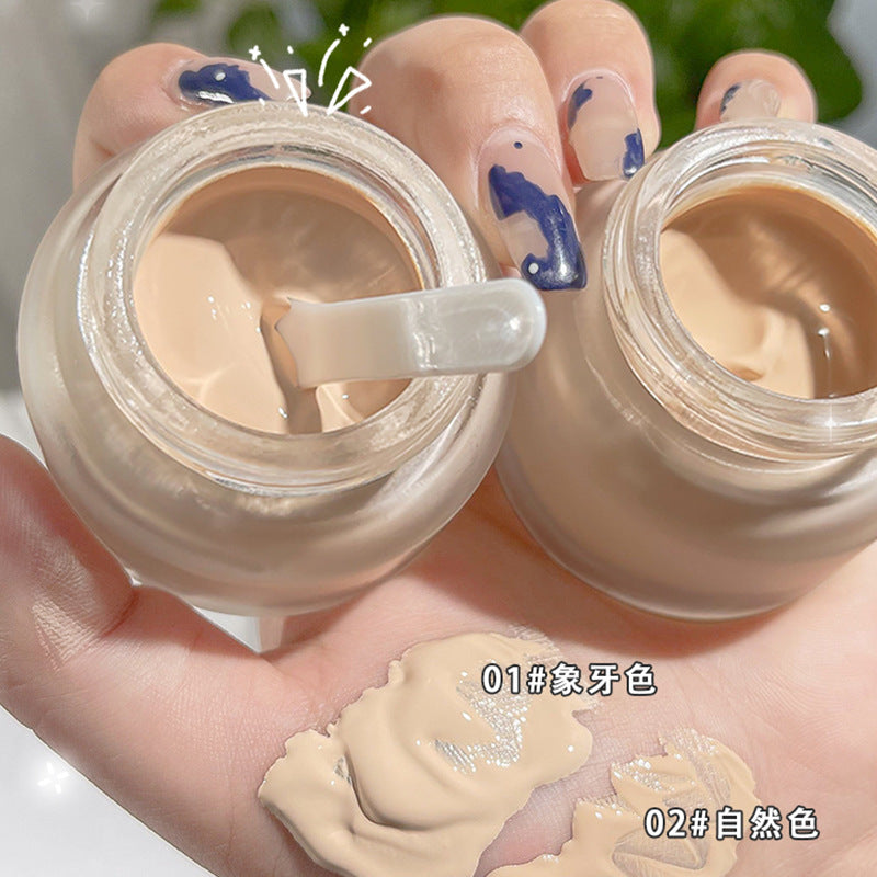 NOVO luxury pet soft light liquid foundation is waterproof and sweat-proof, does not take off makeup, concealer, hydrating and moisturizing student party affordable foundation cream