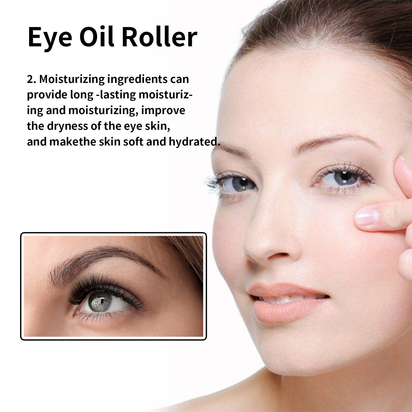 OUHOE Moisturizing Eye Essence Oil Nourishes, Hydrates, Firms and Firms the Skin Around the Eyes, Diminishes Fine Lines and Dry Lines Eye Cream