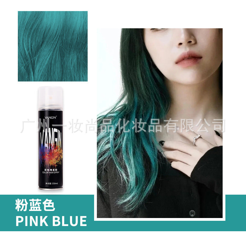 Factory direct sales disposable hair dye spray dye cream spray hair spray artifact pen black washable