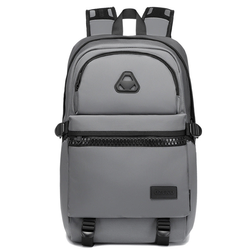 ozuko new student school bag casual men's computer bag 15.6 inch women's multi-function backpack backpack