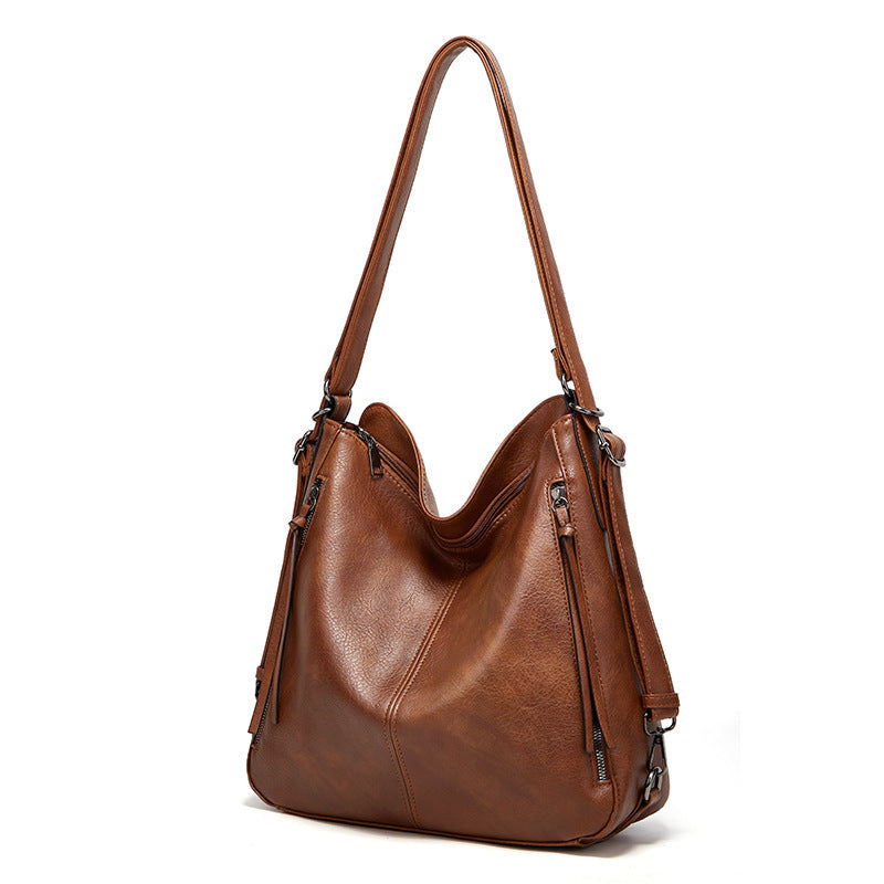 Manufacturer cross-border women's bag new style 2023 European and American fashion shoulder bag three-piece set tote bag trend crossbody backpack bag
