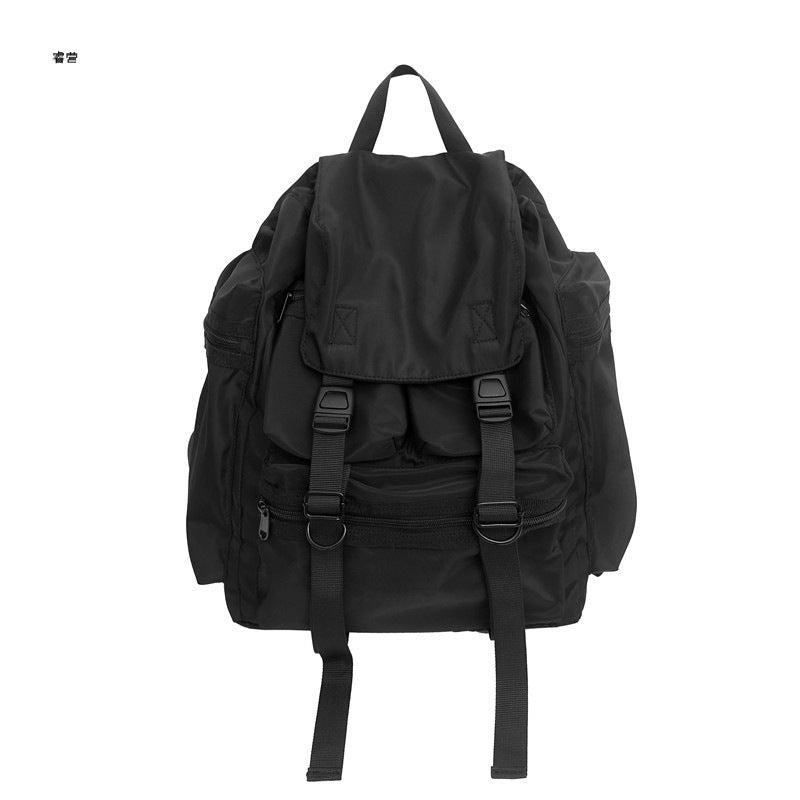 Hong Kong style fashion couple tool bag trendy brand new backpack Korean version Harajuku outdoor backpack college student backpack