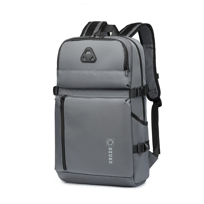 ozuko new school bag college student laptop backpack brand casual waterproof backpack for men