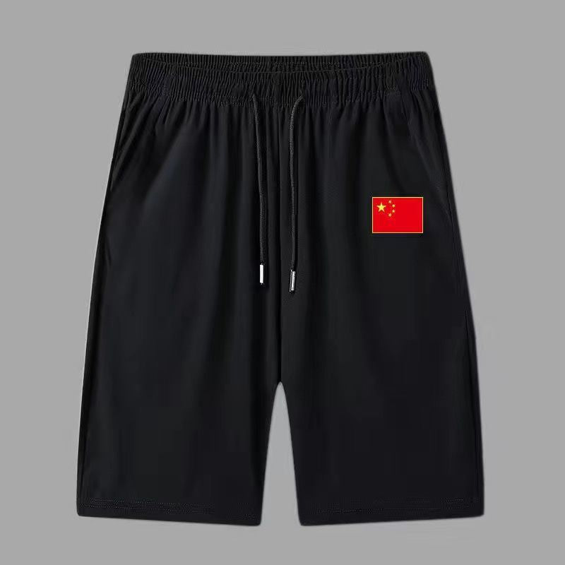 短裤男宽松运动裤男士五分裤休闲裤子男装夏天薄款沙滩大裤衩大码